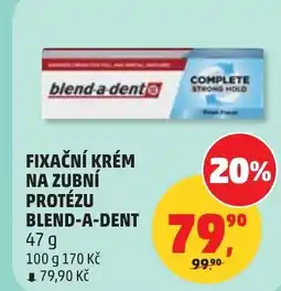Penny Market Fixační krém na zubní protézu blend-a-dent nabídka