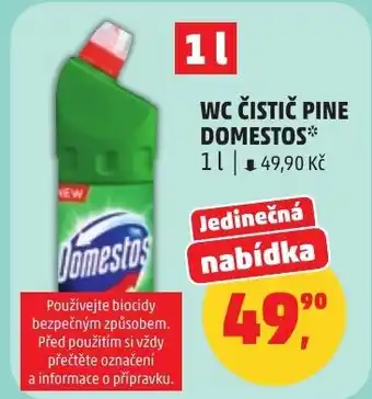 Penny Market Wc čistič pine Domestos nabídka