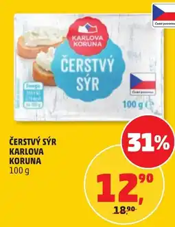 Penny Market Čerstvý sýr karlova koruna nabídka