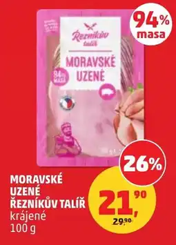 Penny Market Moravské uzené Reznikuv talir nabídka