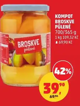 Penny Market Kompot broskve půlené nabídka