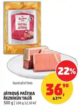 Penny Market Játrová paštika řezníkův talíř nabídka