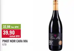 Ratio Pinot noir cara mia nabídka
