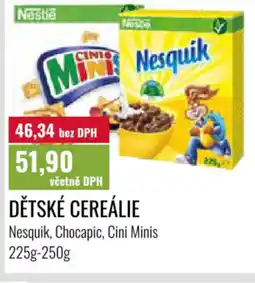 Ratio Dětské cereálie nabídka