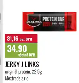 Ratio Jerky J links originál protein nabídka
