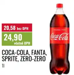 Ratio Coca-cola, fanta. sprite, zero-zero nabídka