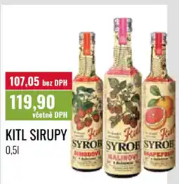 Ratio Kitl sirupy nabídka