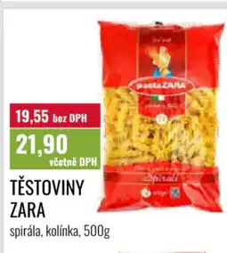Ratio Těstoviny zara spirála, kolínka nabídka