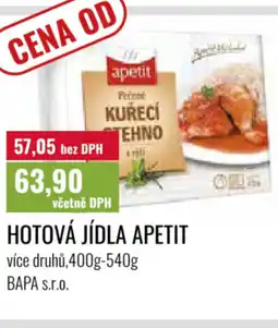 Ratio Hotová jídla apetit nabídka