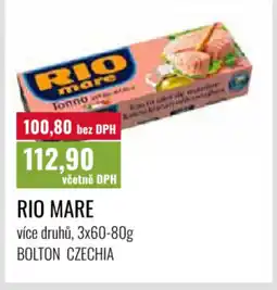 Ratio Rio mare bolton czechia nabídka