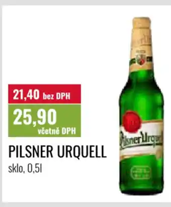 Ratio PILSNER URQUELL sklo nabídka