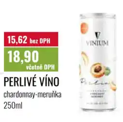 Ratio VINIUM Perlivé víno chardonnay-meruňka nabídka