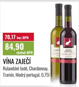 Ratio Vína zaječí Rulandské šedé, Chardonnay, Tramín, Modrý portugal nabídka