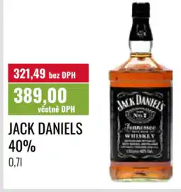 Ratio JACK DANIELS 40% nabídka