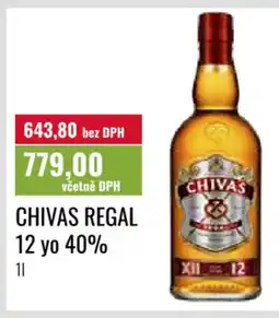 Ratio CHIVAS REGAL 12 yo 40% nabídka