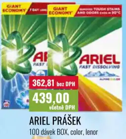 Ratio ARIEL prášek nabídka