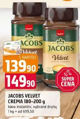 Trefa JACOBS velvet crema nabídka