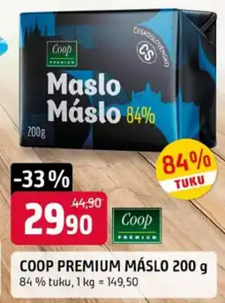 Trefa COOP premium máslo nabídka