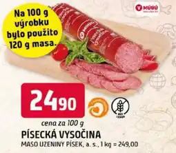 Trefa Písecká vysočina maso uzeniny písek, a. s. nabídka