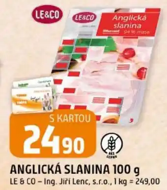 Trefa LE&CO Anglická slanina nabídka