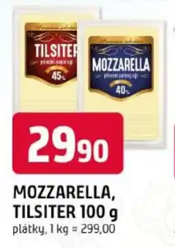 Trefa MOZZARELLA, TILSITER nabídka