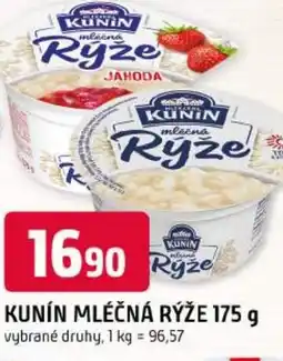 Trefa Kunín mléčná rýže nabídka