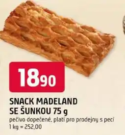 Trefa Snack madeland se šunkou nabídka