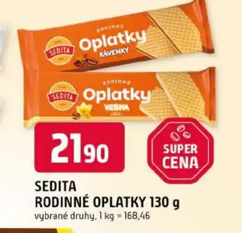 Trefa Sedita rodinné oplatky nabídka