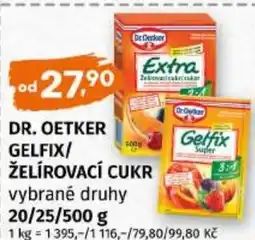 Trefa DR. OETKER Gelfix/ želírovací cukr nabídka