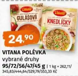 Trefa VITANA polévka nabídka