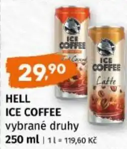 Trefa HELL Ice coffee nabídka
