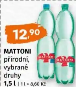 Trefa MATTONI přírodní nabídka