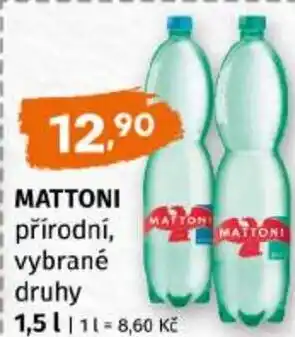 Trefa MATTONI přírodní nabídka