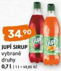 Trefa JUPÍ sirup nabídka