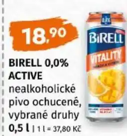 Trefa BIRELL 0,0% Active nealkoholické pivo ochucené nabídka