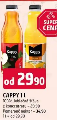 Trefa CAPPY 100% Jablečná šťáva nabídka