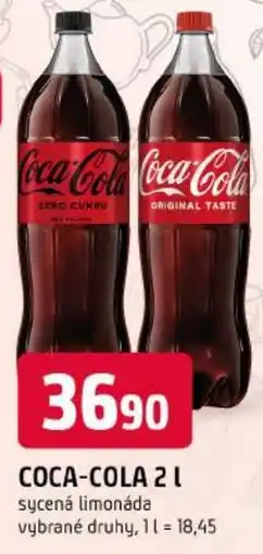 Trefa COCA-COLA sycená limonáda nabídka