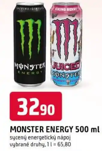 Trefa MONSTER Energy nabídka