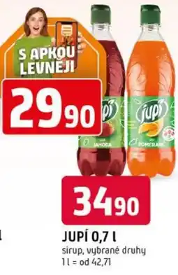 Trefa JUPÍ sirup nabídka