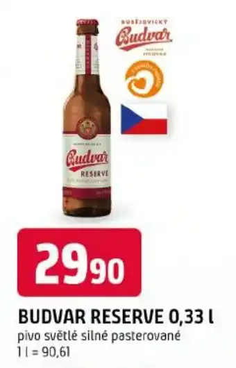 Trefa BUDVAR reserve nabídka