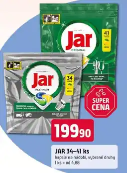 Trefa JAR 34-41 ks kapsle na nádobí nabídka