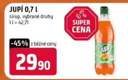 Trefa JUPÍ sirup nabídka