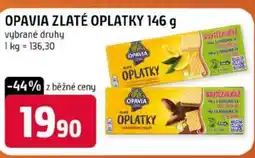 Trefa OPAVIA zlaté oplatky nabídka