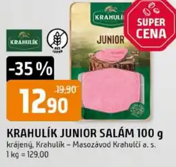Trefa Krahulík junior salám krájený, Krahulik - Masozávod Krahulčí a. s. nabídka