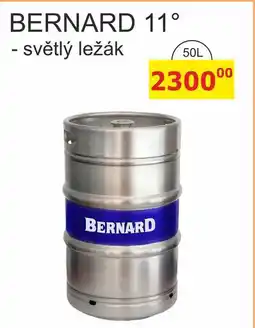 BENE Nápoje BERNARD 11° - světlý ležák nabídka