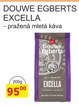 BENE Nápoje DOUWE EGBERTS EXCELLA - pražená mletá káva nabídka