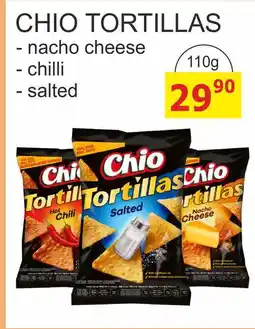BENE Nápoje CHIO TORTILLAS nabídka