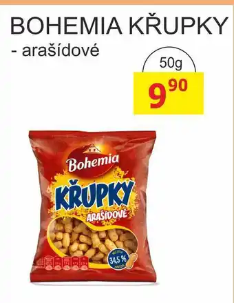 BENE Nápoje BOHEMIA KŘUPKY - arašídové nabídka