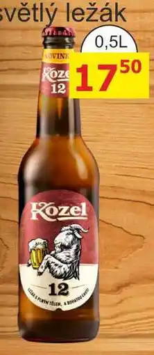 BENE Nápoje Kozel 12 světlý ležák nabídka