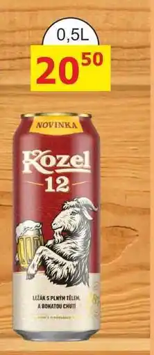 BENE Nápoje Kozel 12 světlý ležák 0,5l plech nabídka